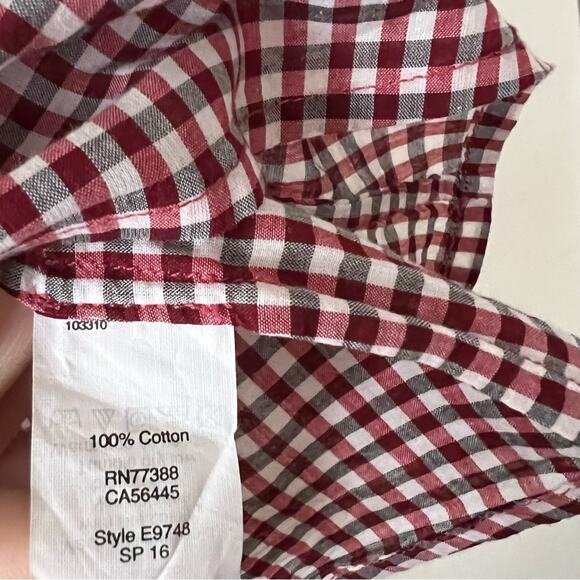 Madewell Bellshift Tank Top in Gingham Check - Picture 7 of 7